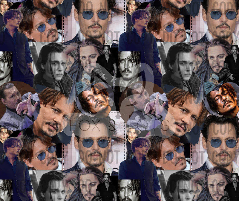 THE REAL Johnny Depp Fabric