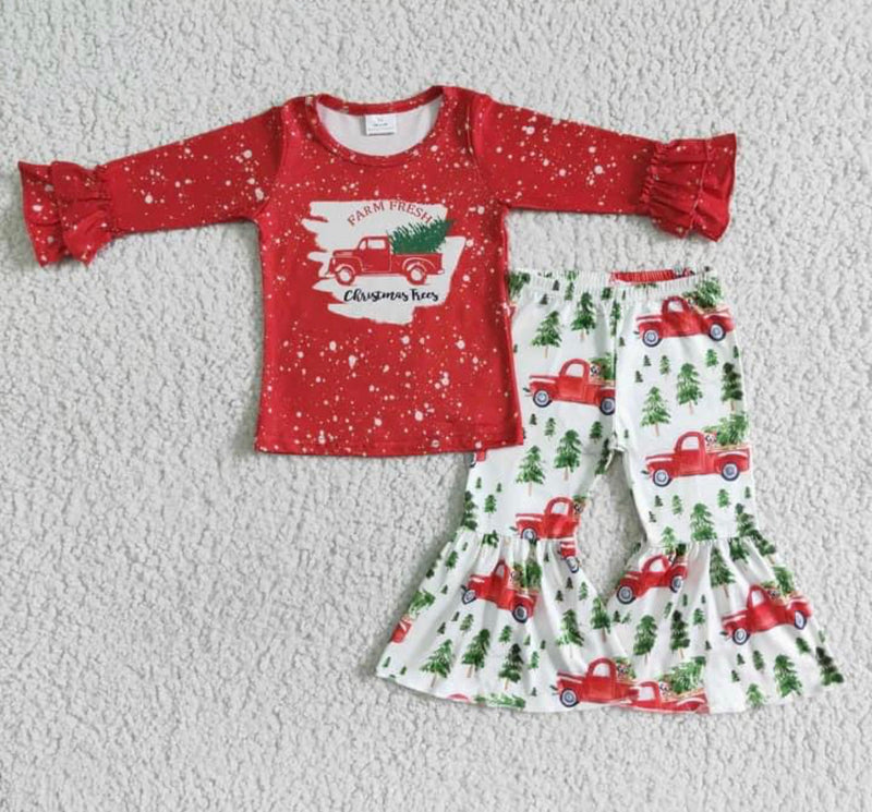 PREORDER CHRISTMAS TRUCK BELL 2 PIECE SET