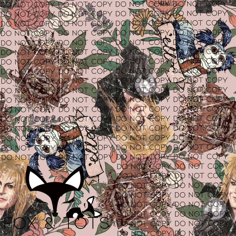 Floral Labyrinth Fabric