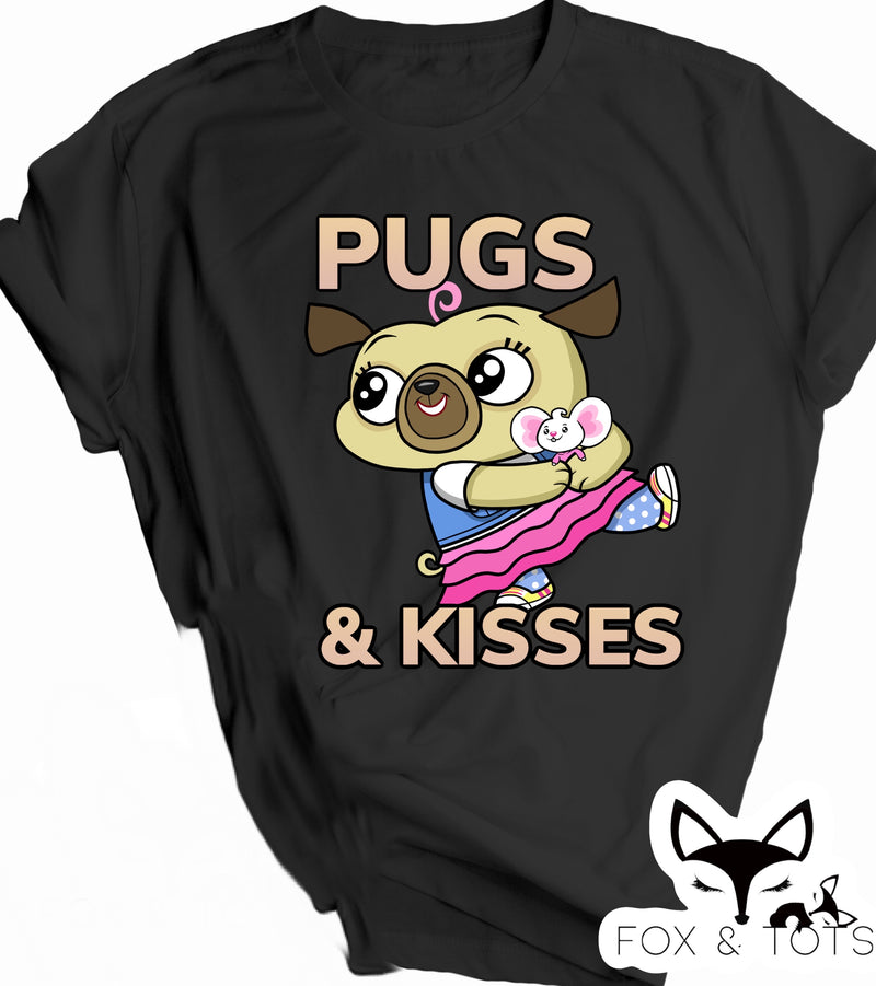 Pugs and kisses  screen PRE ORDER (2-3 week TAT)