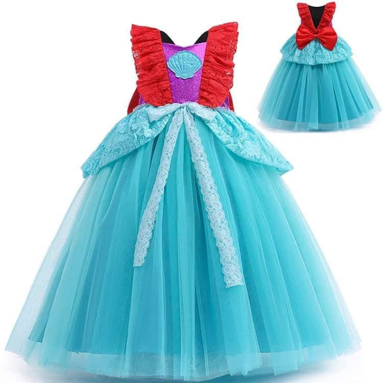 PREORDER INSPIRED ARIEL RED BOW DRESS