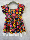 RTS FIESTA BRIGHT FLORAL ruffle dress 3.18