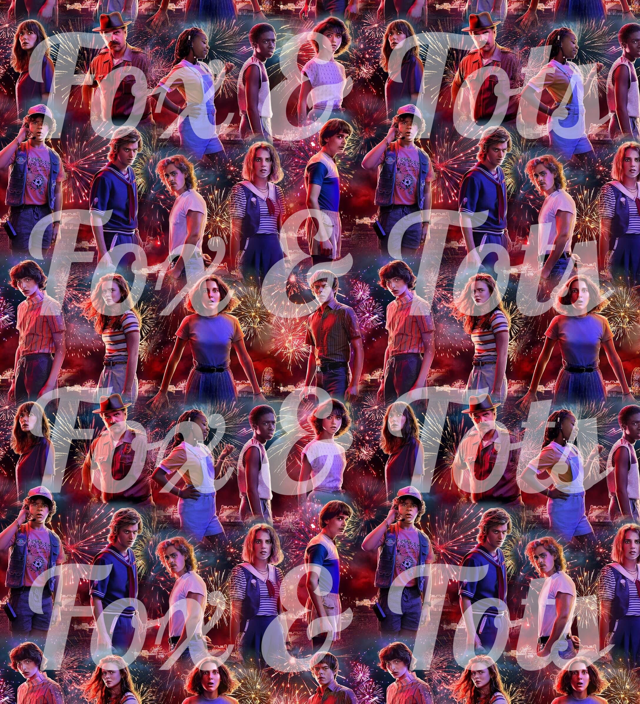 Stranger things clearance fleece fabric