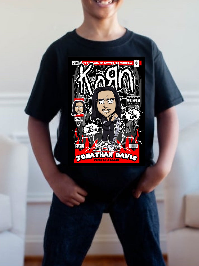 Pre order KORN POP tee (tee as pictured ) 1.5 week -2 week Tat