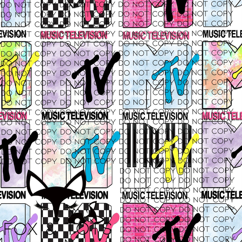 MTV Mash Up Small scale Fabric