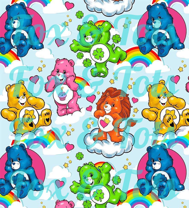 Care Bears SMALL SCALE Fabric