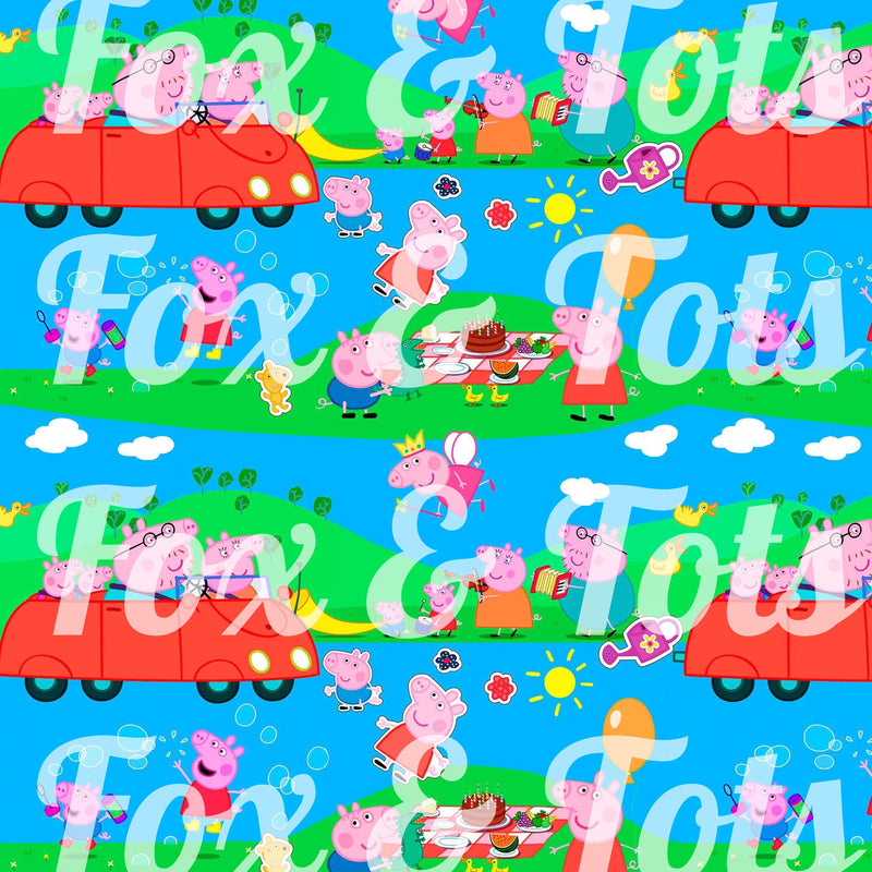 P Pig Fabric