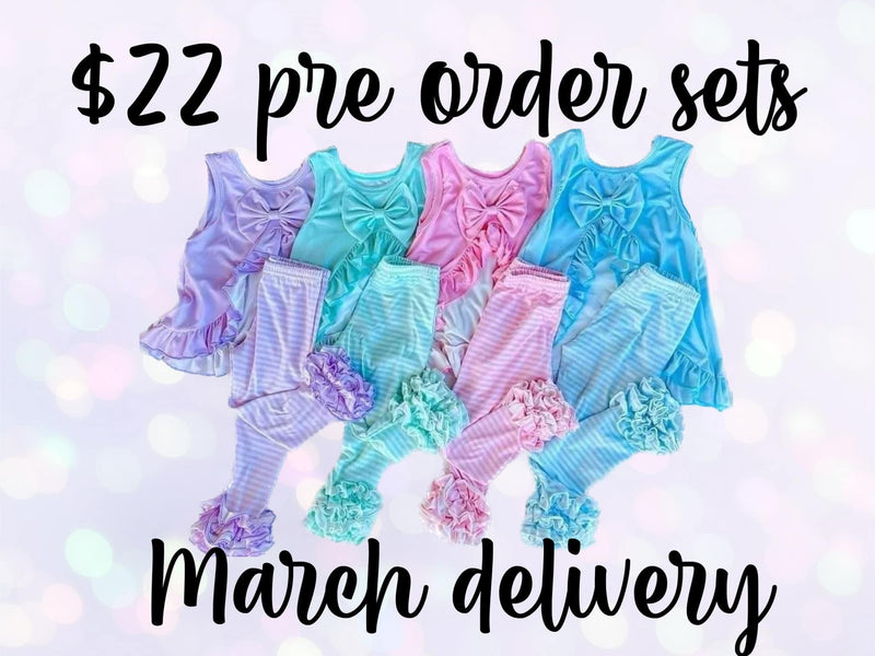 Pre order icing pastel sets- APRIL delivery