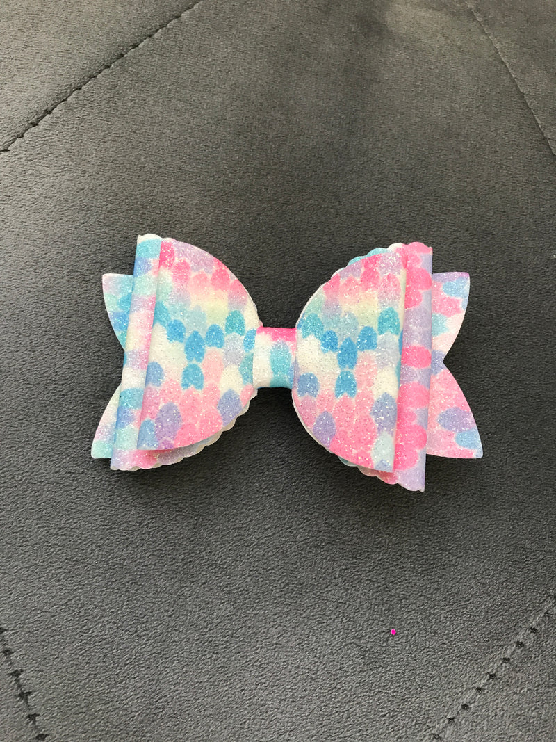 Small Bow-Pastel Multi