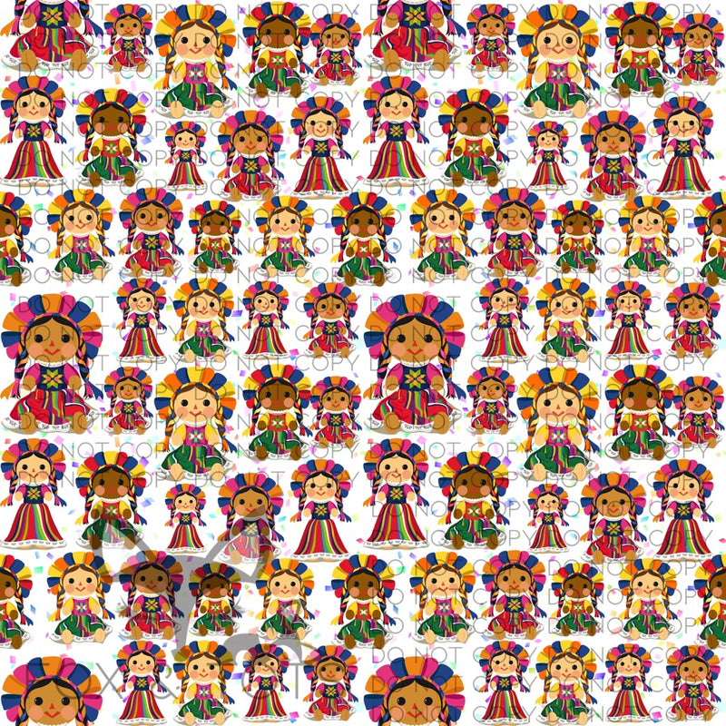 Mexican Doll Fabric
