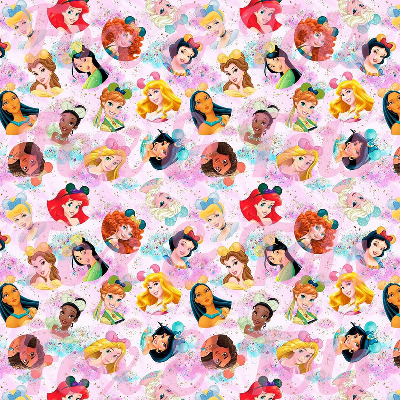 Princess Rainbow Fabric