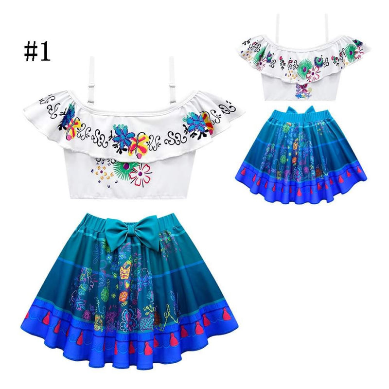 pre order encanto swim - skirt set 2 piece - end of april delivery