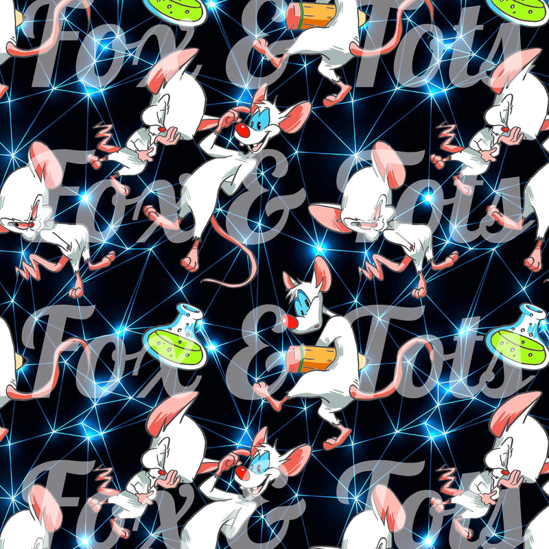 Pinky and Brain Fabric
