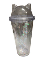 Plastic Kitty Tumbler Cup