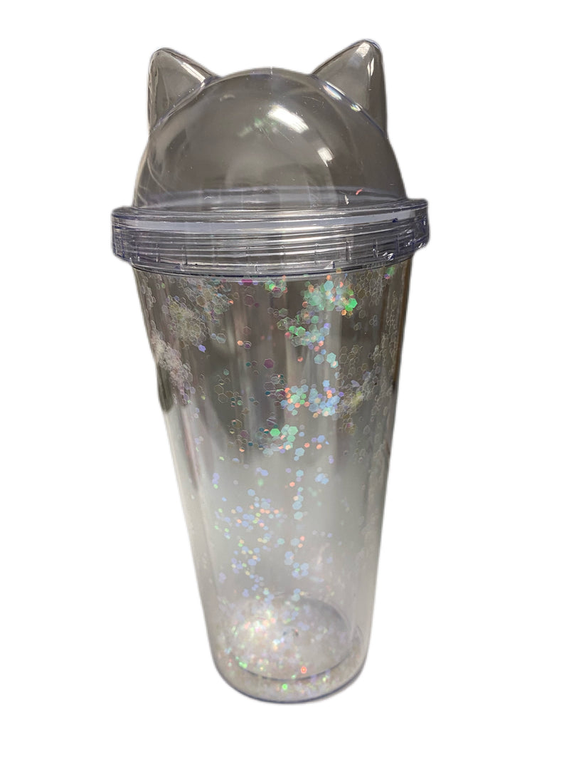 Plastic Kitty Tumbler Cup
