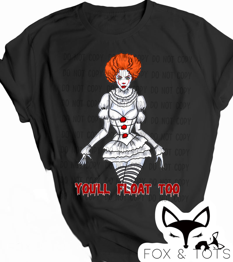 Horror girls float Screen Pre Order (1.5 week TAT)
