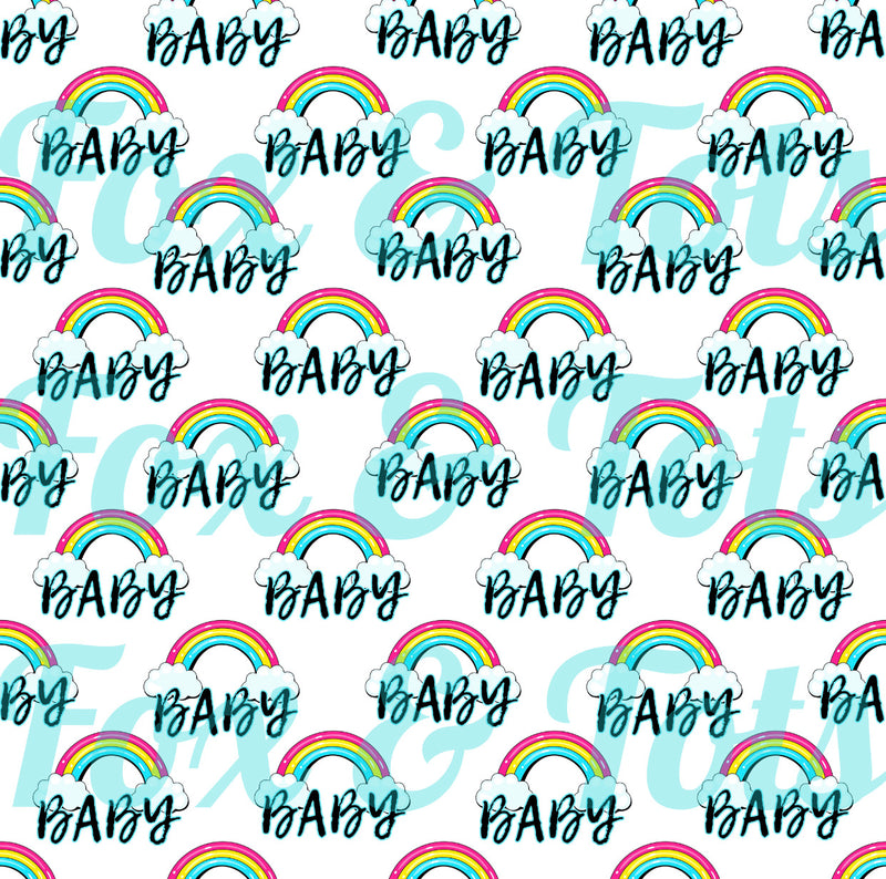 RAINBOW BABY Fabric