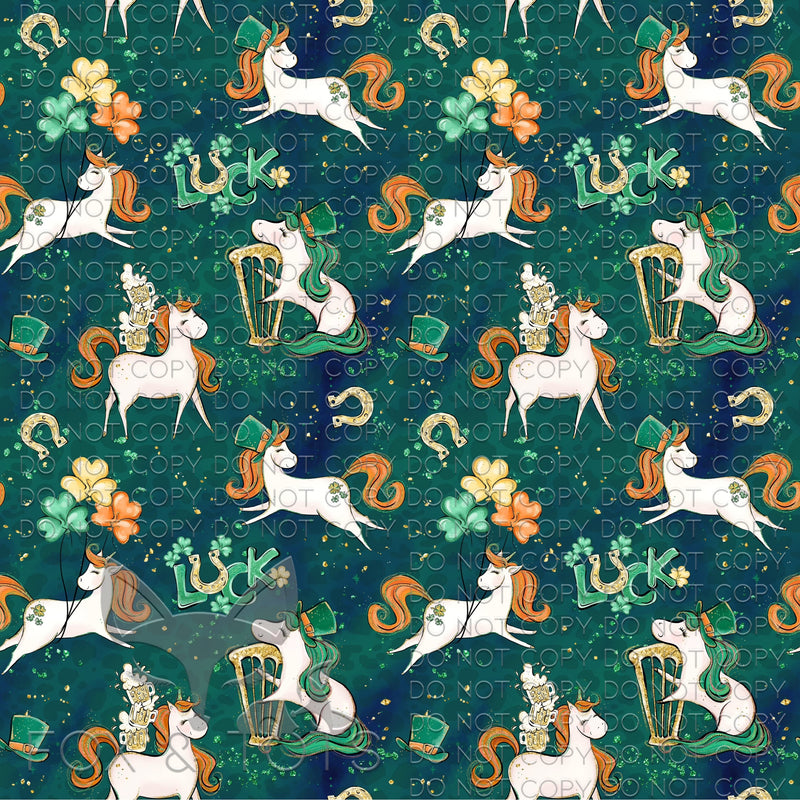 Lucky Unicorn Fabric