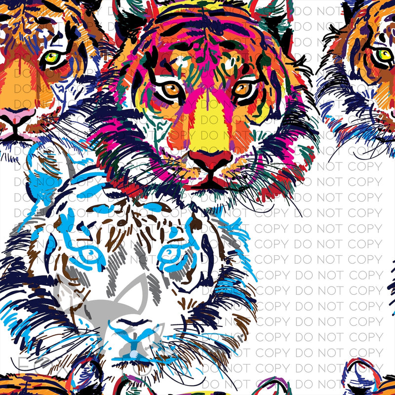 Tiger Face Fabric