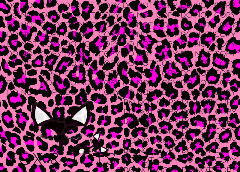 Pink Leopard Fabric
