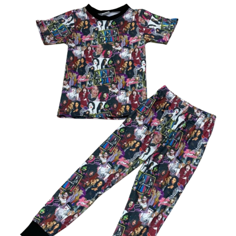 RTS singing girl Short Sleeve Lounge Set w/ pants