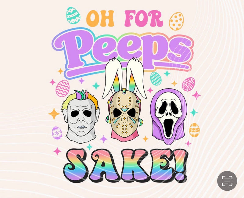 PEEPS SAKE Easter dtf SCREEN Pre order 3-5 business days