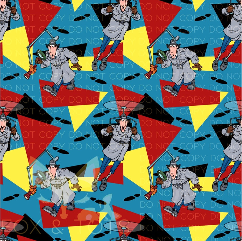 Inspection Man Fabric