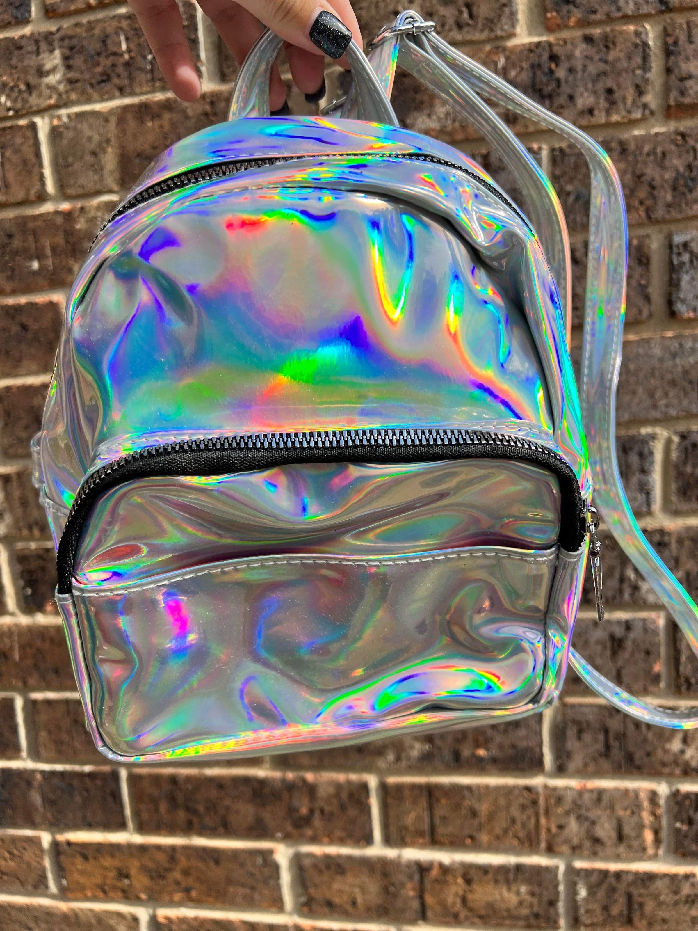 holographic mini backpack walmart RTS holographic mini backpack – Fox & Tots