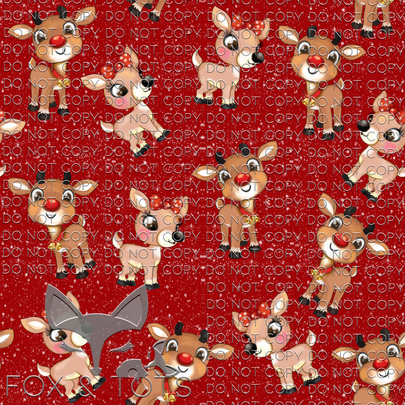Rudolph Shimmer Fabric