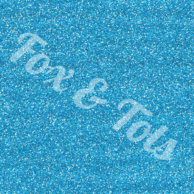 Aqua Glitter Fabric