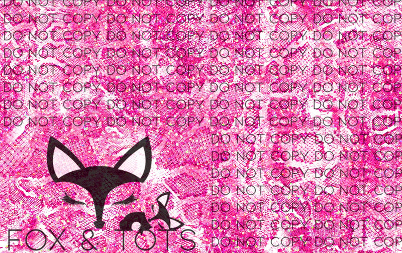 Pink Snakeskin Fabric