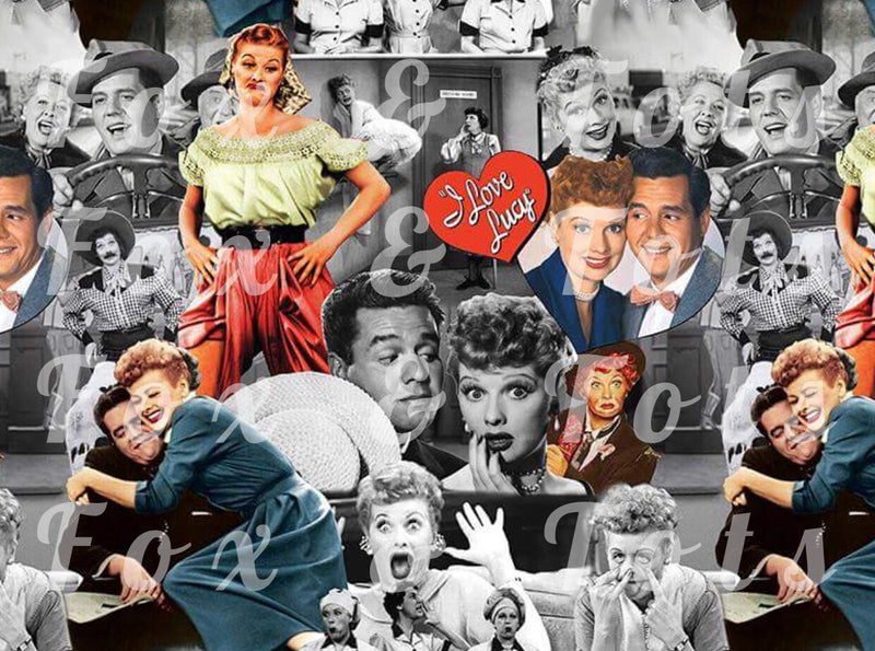I Love Lucy Fabric
