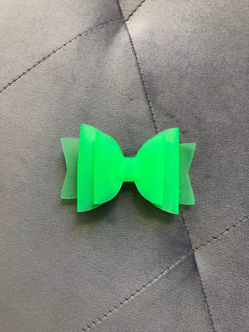Small Neon Green Pool Bow