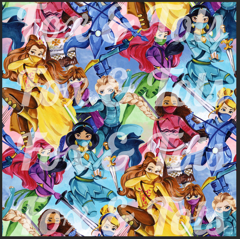 Ninja Princess Fabric