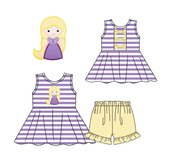Pre order Magic embroidered Sets - rapunzel - end of April delivery