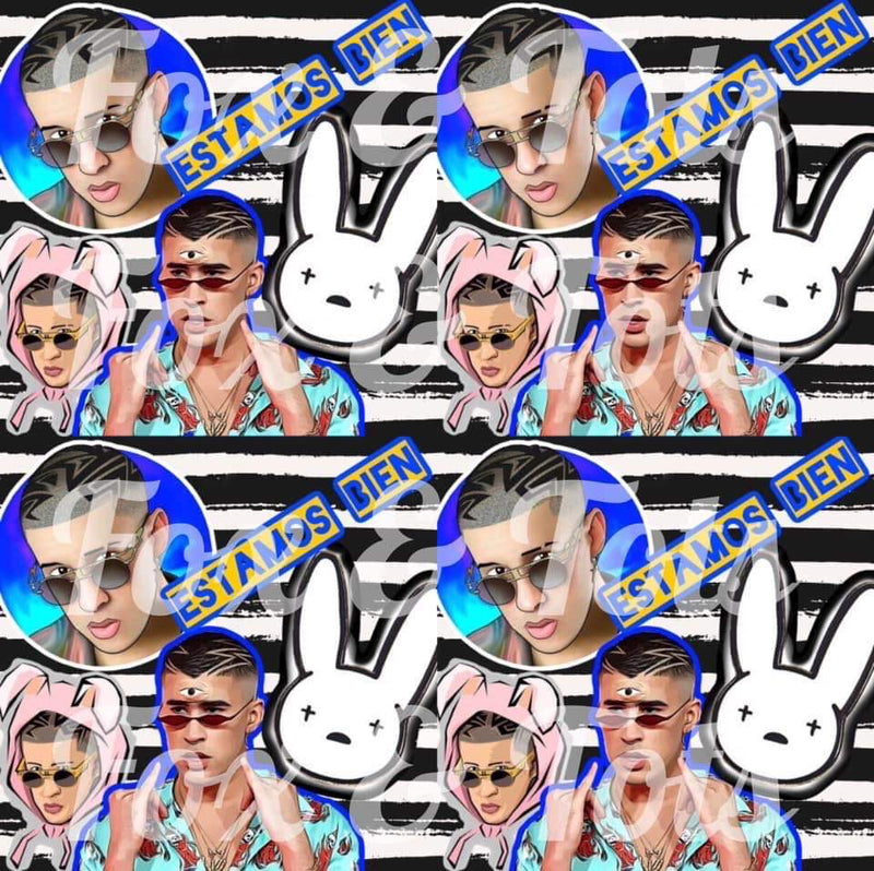 Bad Bunny Fabric