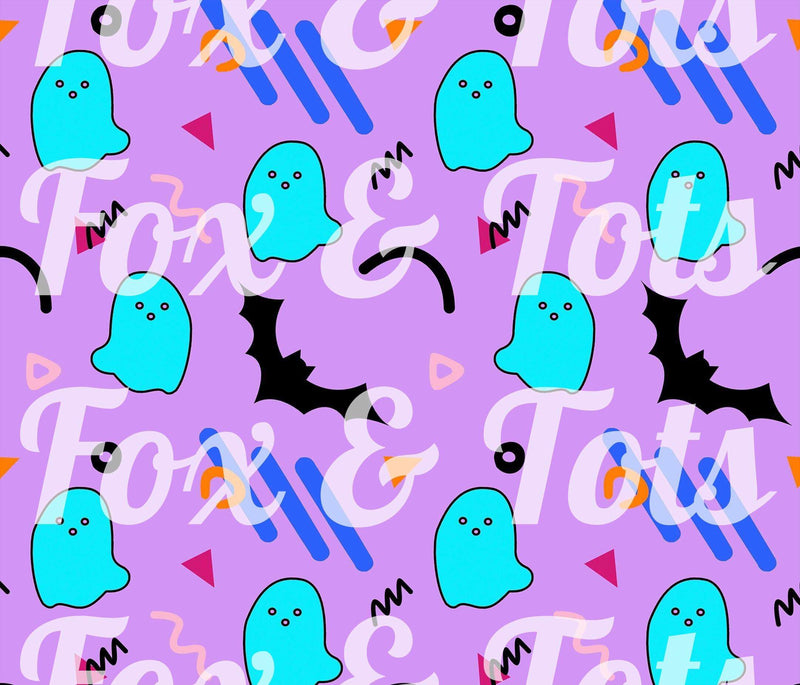 Neon Ghosts Fabric