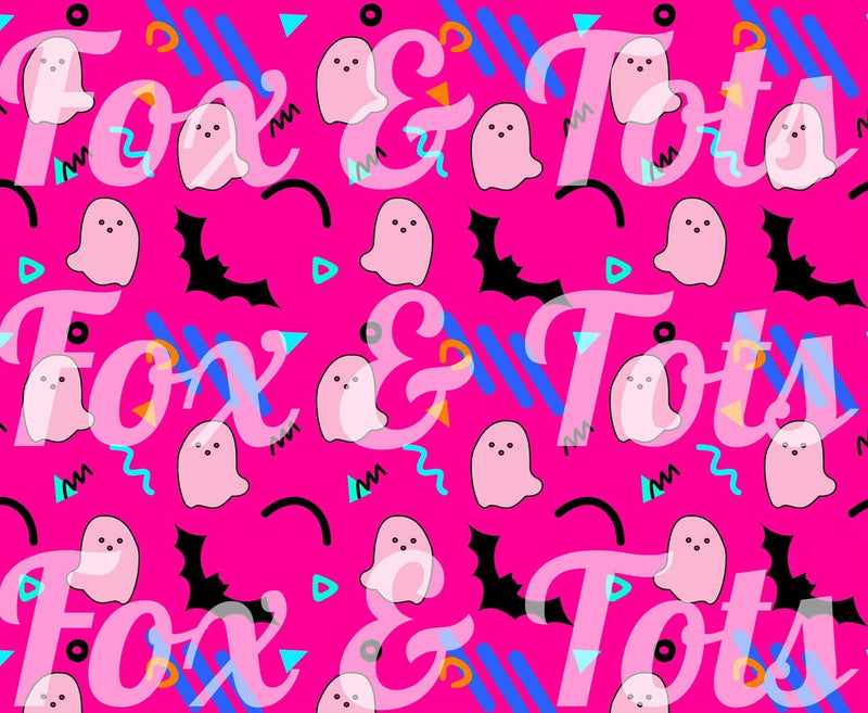 Neon Ghosts Fabric