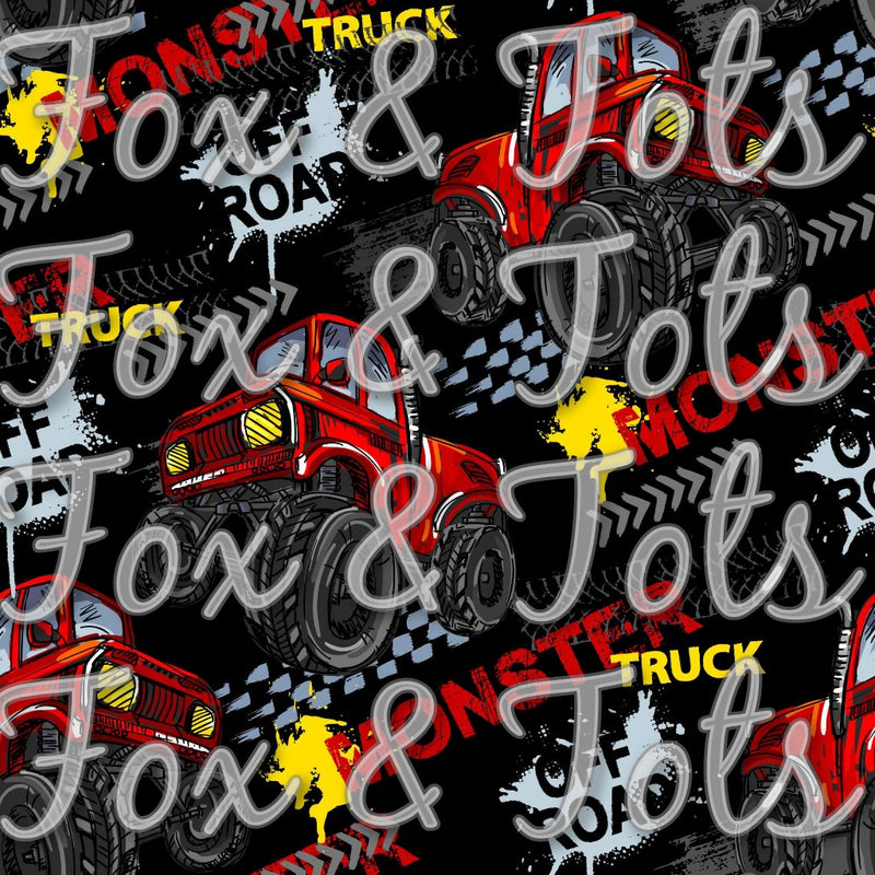 Off Road Monster Truck Fabric