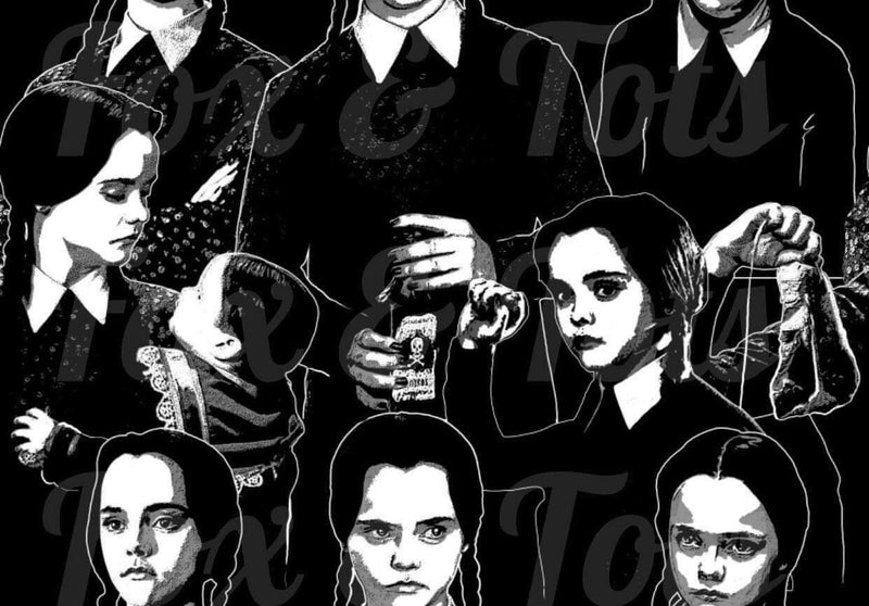 Wednesday Adams Fabric