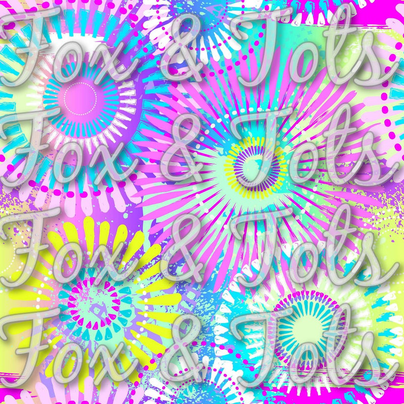 Tropical Sunburst Fabric
