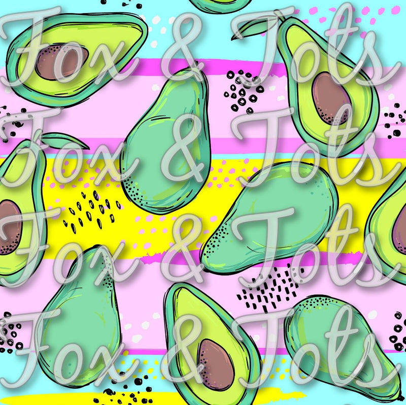 Pastel Pears Fabric