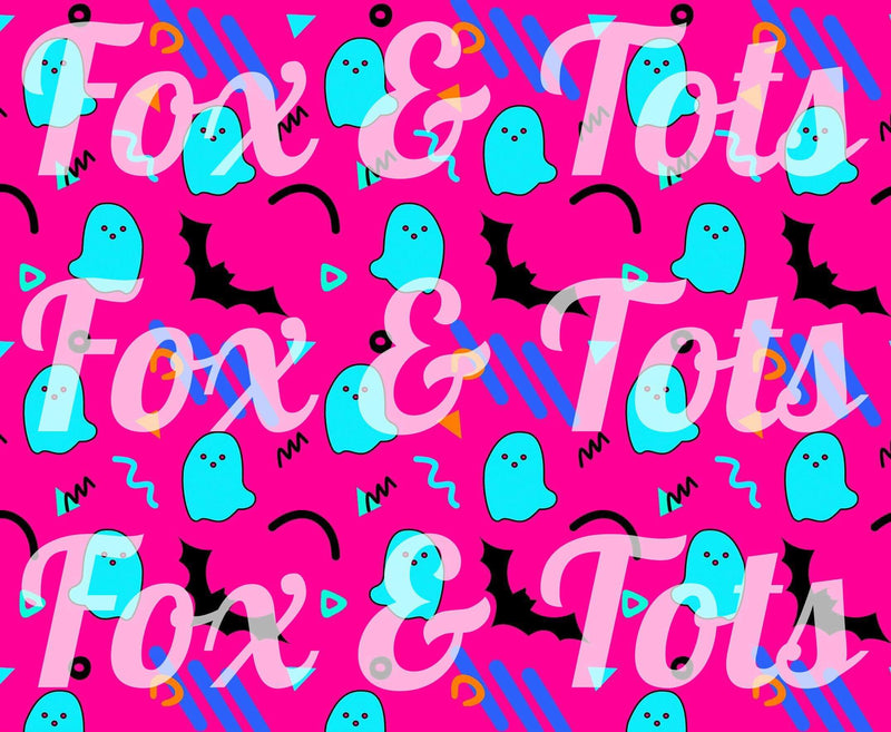 Neon Ghosts Fabric